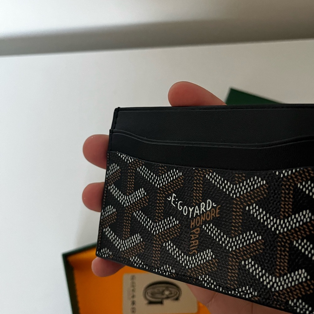 Black Goyard Cardholder SAME DAY SHIPPING